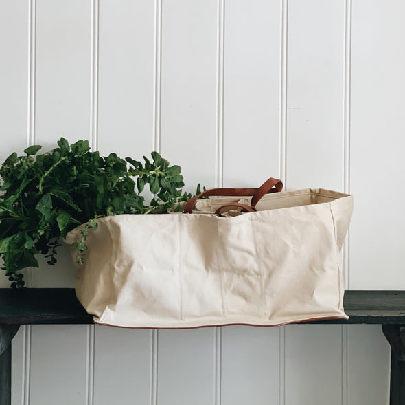 Canvas Grocery Totes