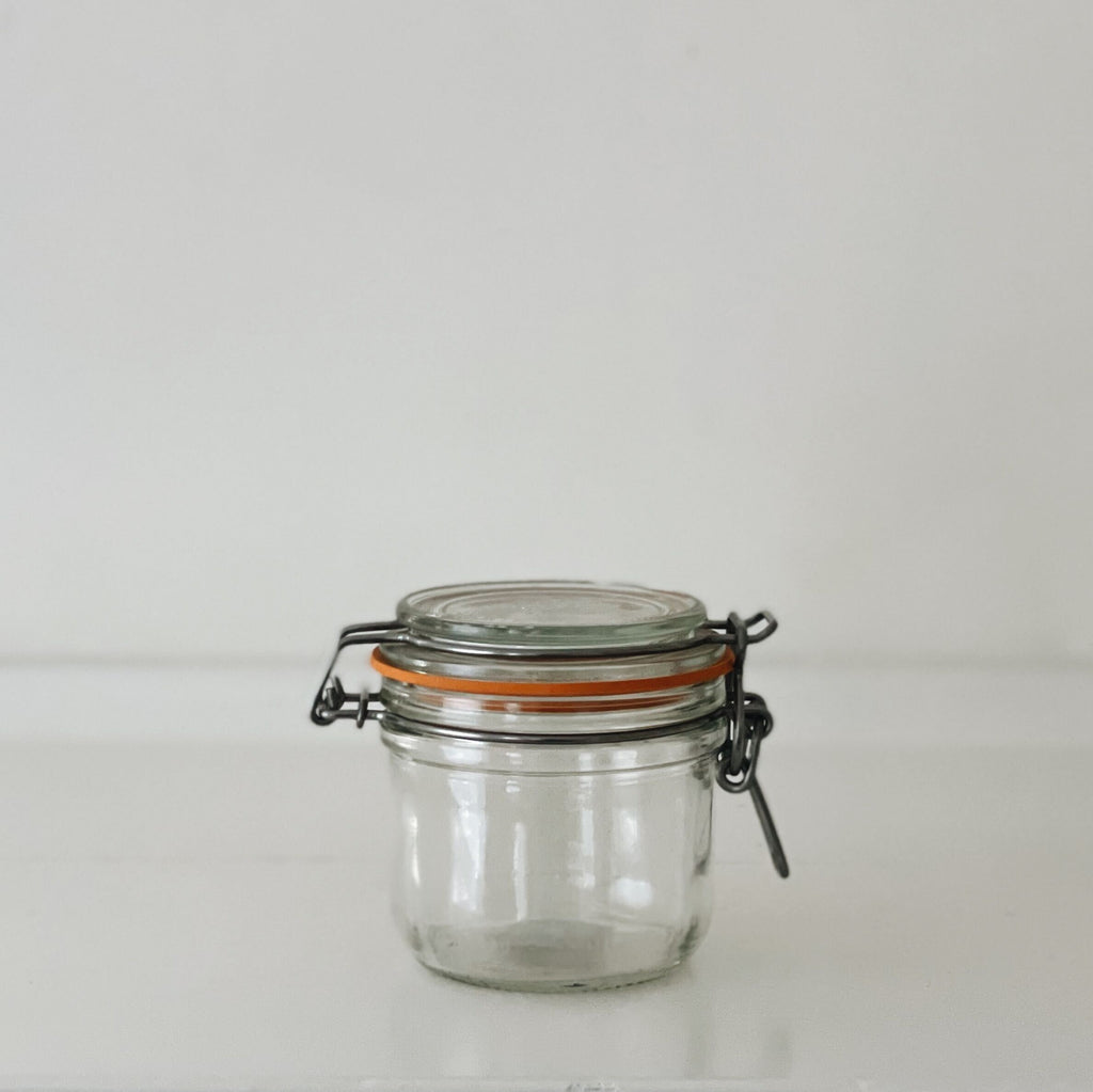 Glass Storage Jars Airtight Clip Top Lid Food Preserve Preserving Jar 500ml  x3