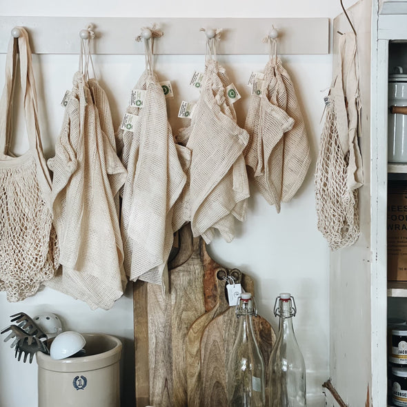 Organic Cotton Mesh Produce Bags