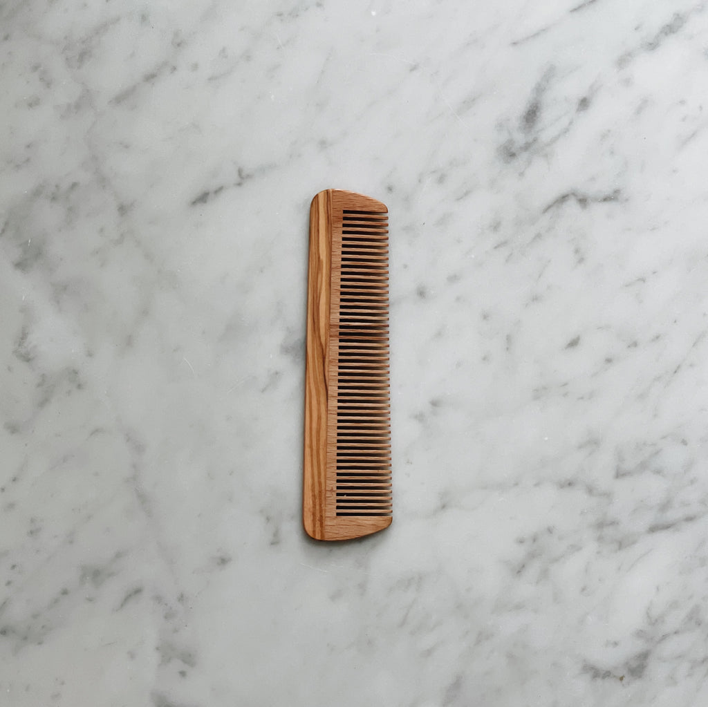 Olive Wood Pocket Comb