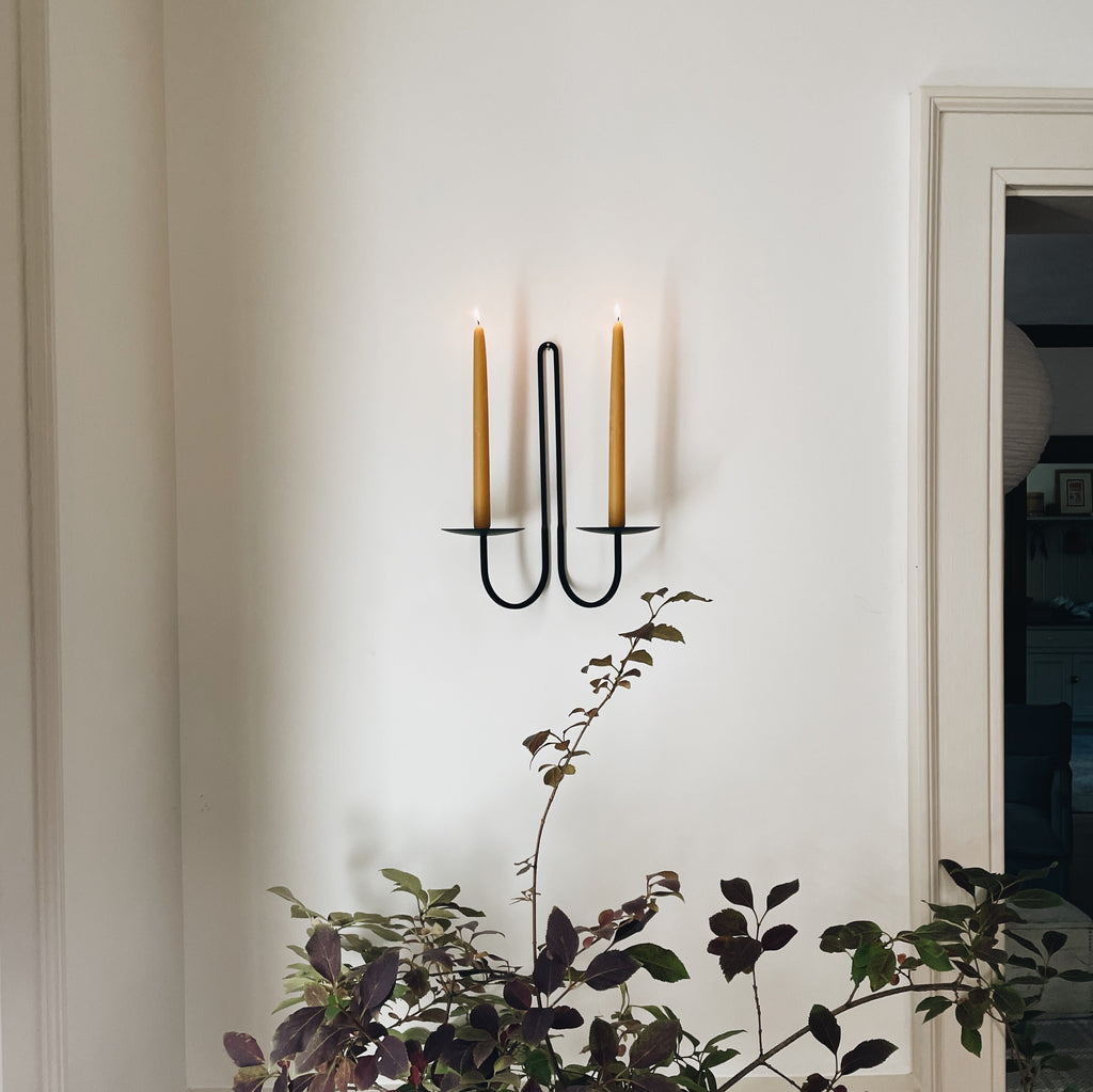 Iron Double Arm Wall Sconce