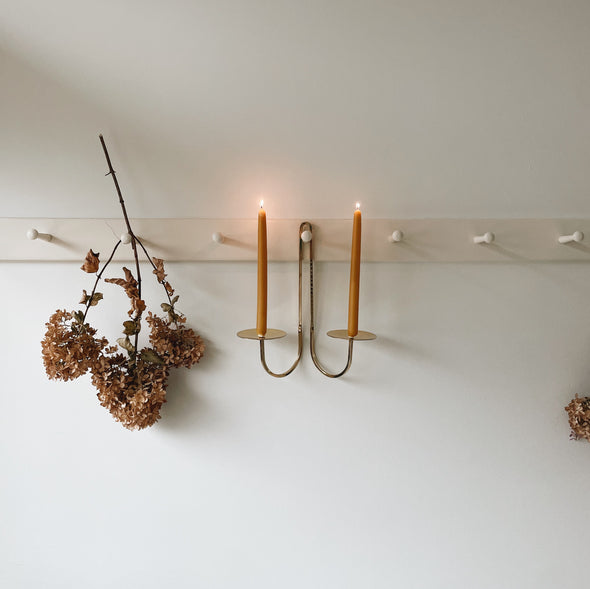 Brass Double Arm Wall Sconce