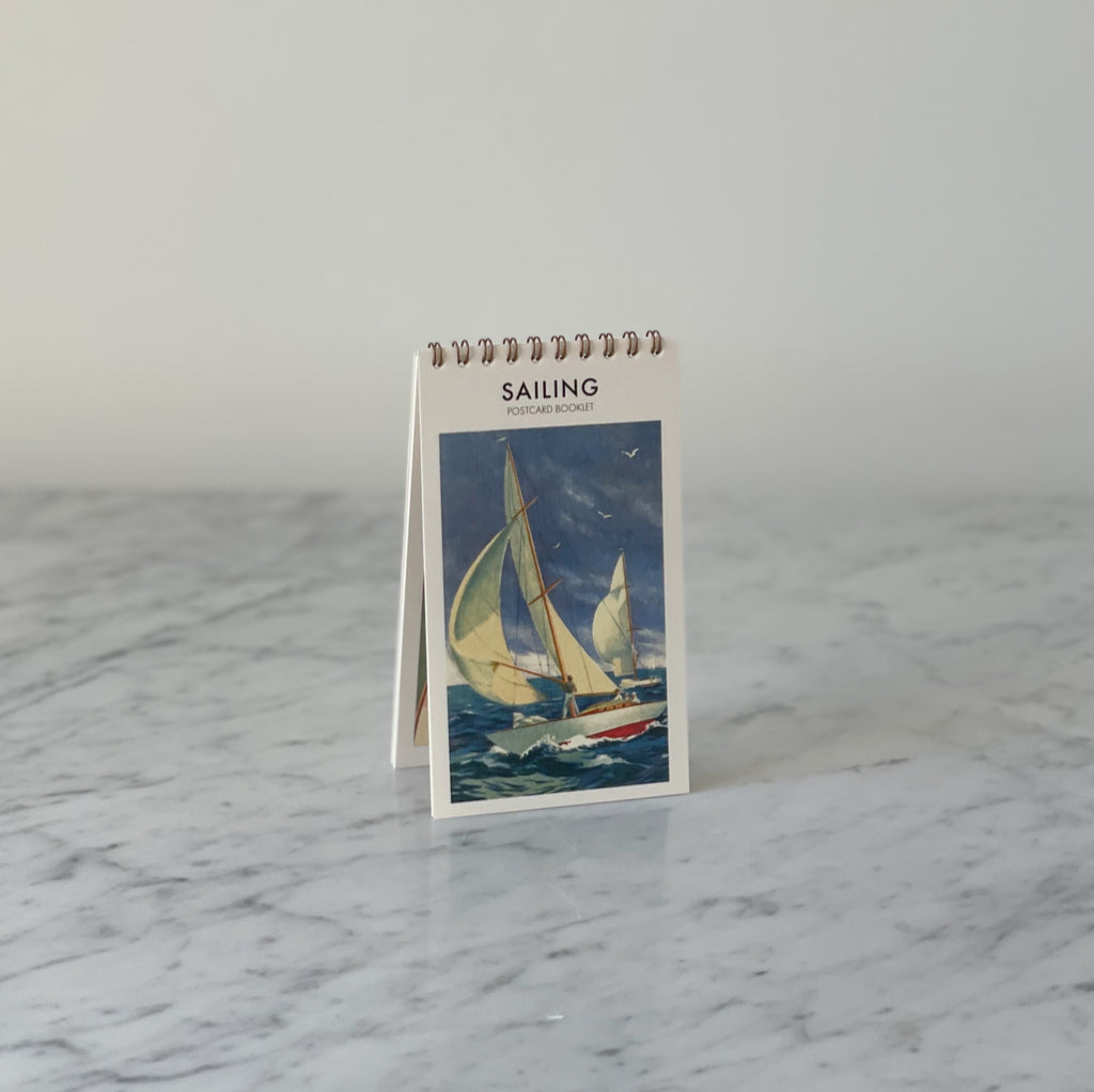 Vintage Sailing Postcard Booklet