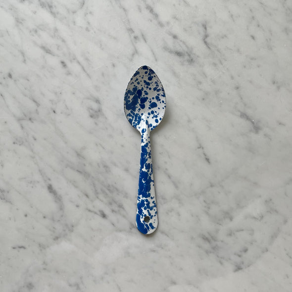 Cobalt Enamel Stirring Spoon